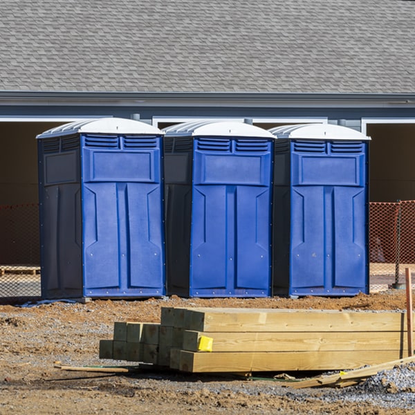 are there any restrictions on where i can place the porta potties during my rental period in Liebenthal KS